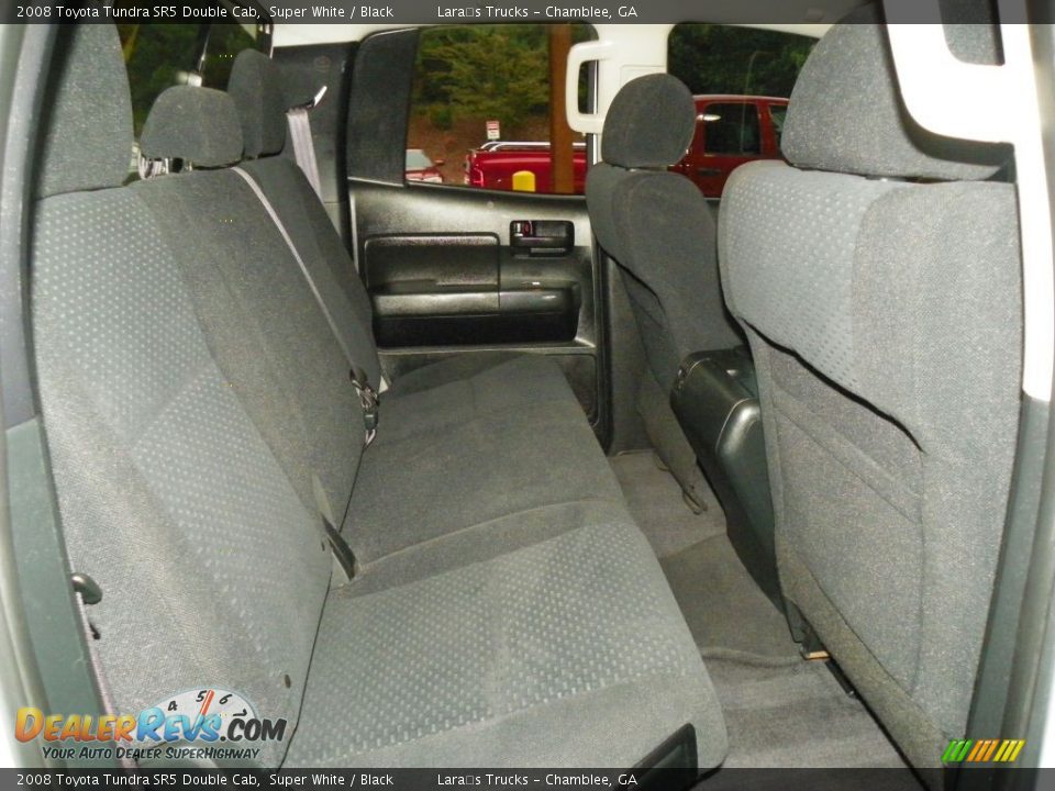 2008 Toyota Tundra SR5 Double Cab Super White / Black Photo #13