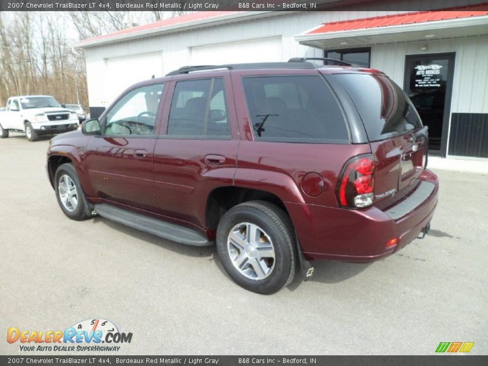 Bordeaux Red Metallic 2007 Chevrolet TrailBlazer LT 4x4 Photo #5