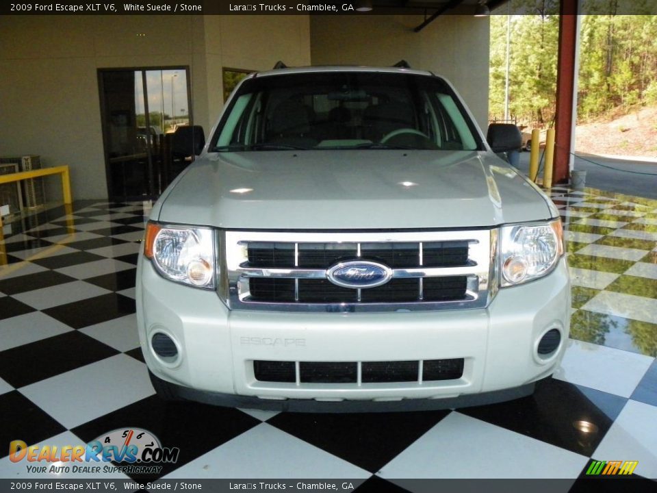2009 Ford Escape XLT V6 White Suede / Stone Photo #2