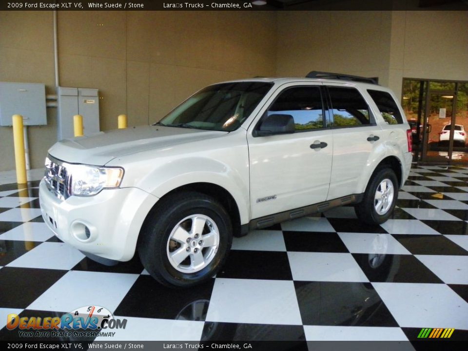 2009 Ford Escape XLT V6 White Suede / Stone Photo #3