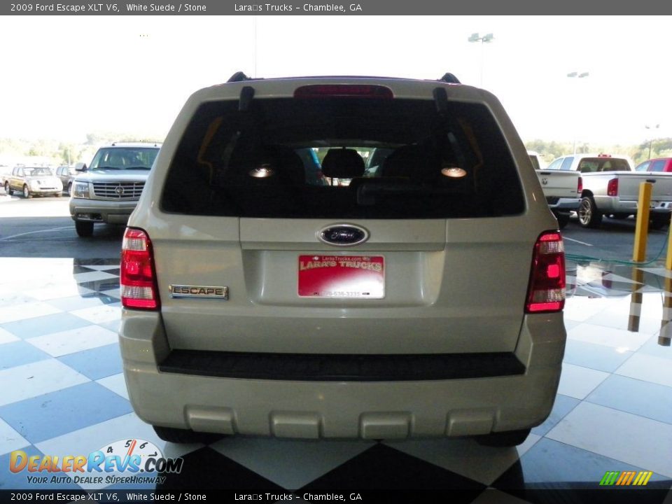2009 Ford Escape XLT V6 White Suede / Stone Photo #5