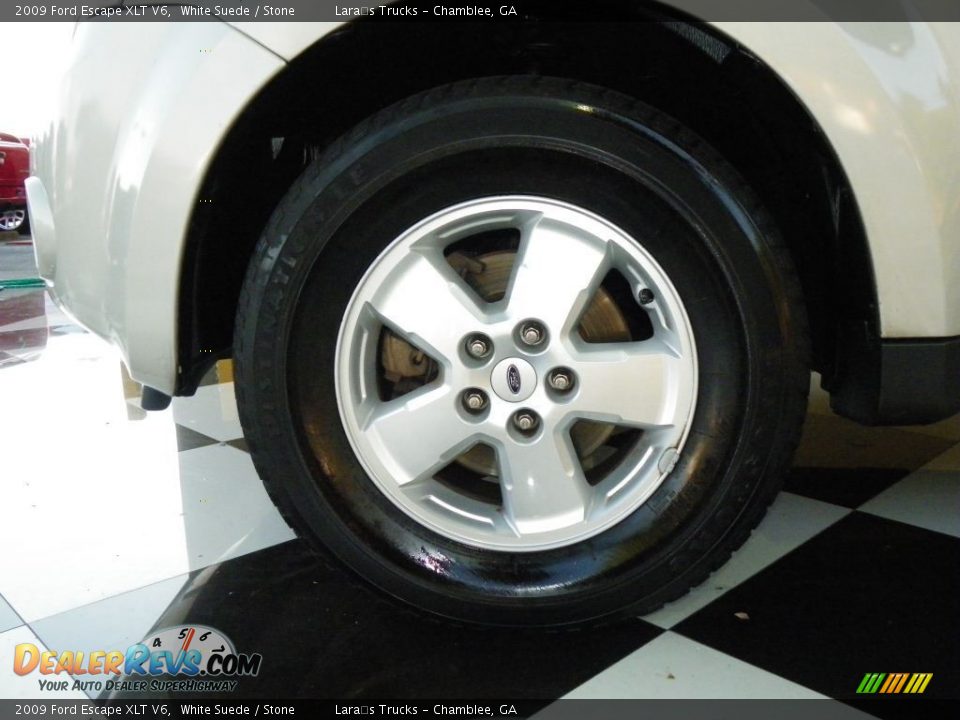 2009 Ford Escape XLT V6 White Suede / Stone Photo #7