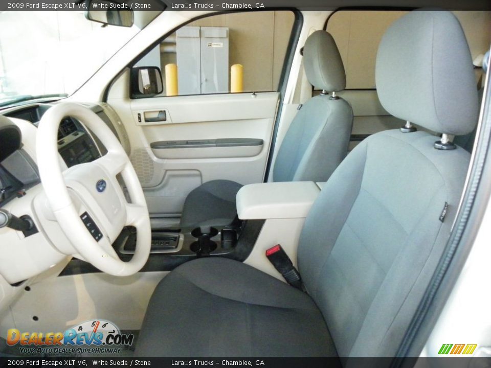 2009 Ford Escape XLT V6 White Suede / Stone Photo #8