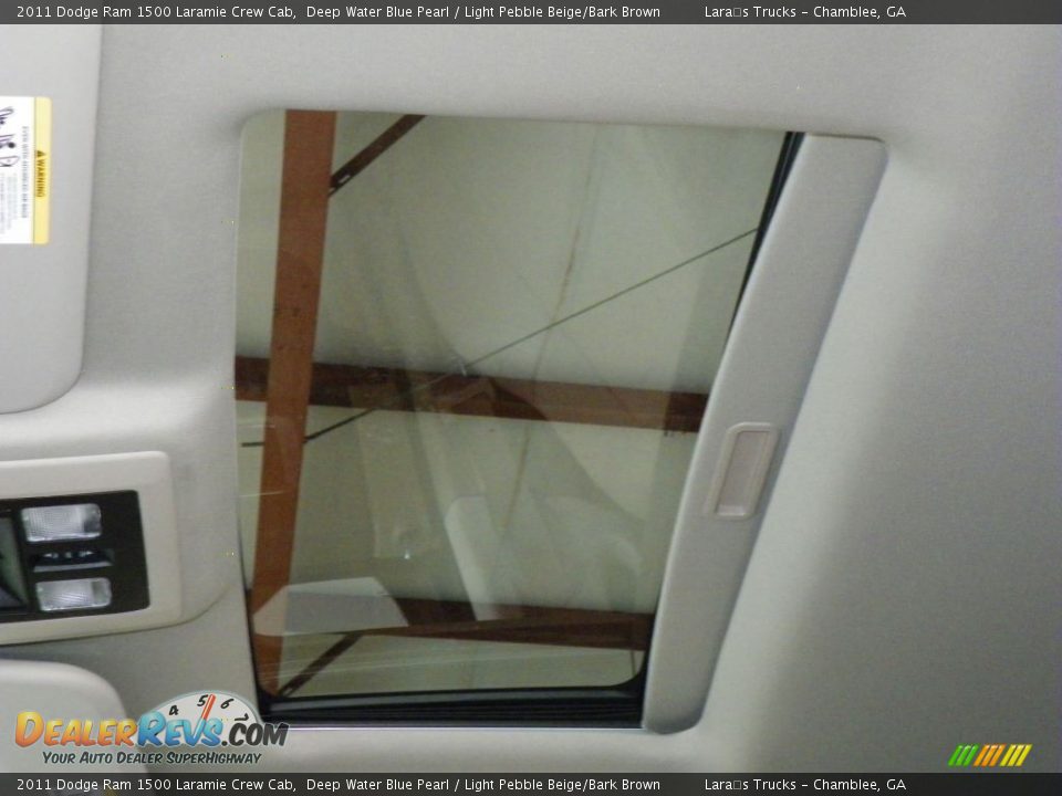 Sunroof of 2011 Dodge Ram 1500 Laramie Crew Cab Photo #11