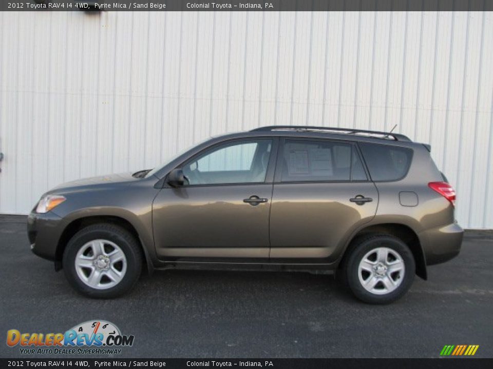 2012 Toyota RAV4 I4 4WD Pyrite Mica / Sand Beige Photo #2