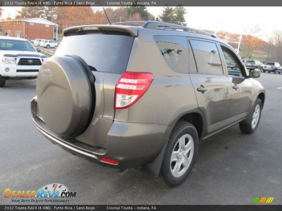 2012 Toyota RAV4 I4 4WD Pyrite Mica / Sand Beige Photo #5