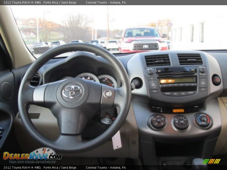 2012 Toyota RAV4 I4 4WD Pyrite Mica / Sand Beige Photo #9