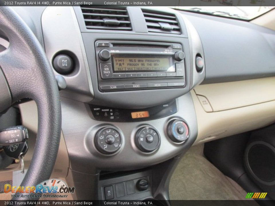 2012 Toyota RAV4 I4 4WD Pyrite Mica / Sand Beige Photo #12