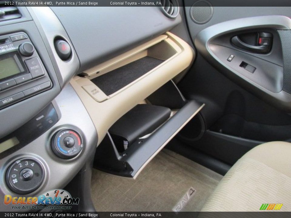 2012 Toyota RAV4 I4 4WD Pyrite Mica / Sand Beige Photo #14