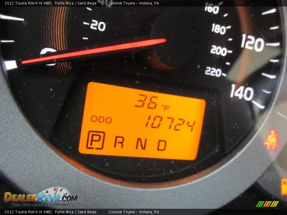 2012 Toyota RAV4 I4 4WD Pyrite Mica / Sand Beige Photo #20