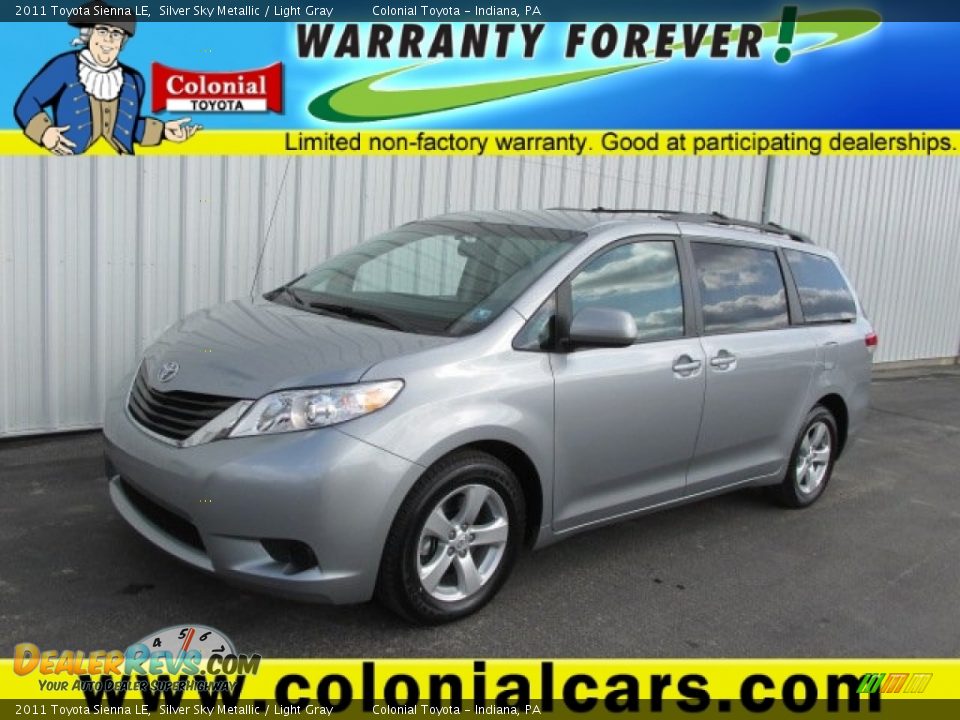 2011 Toyota Sienna LE Silver Sky Metallic / Light Gray Photo #1