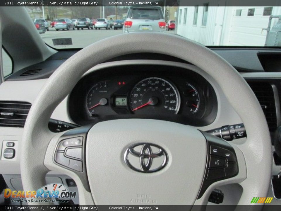 2011 Toyota Sienna LE Silver Sky Metallic / Light Gray Photo #15