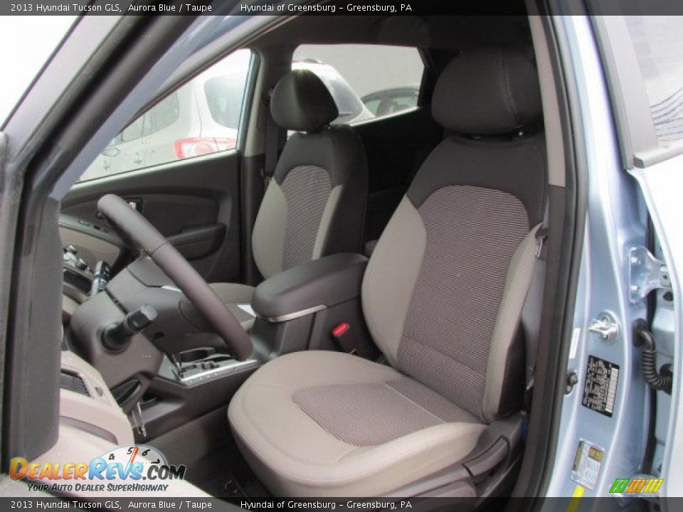 Taupe Interior - 2013 Hyundai Tucson GLS Photo #5