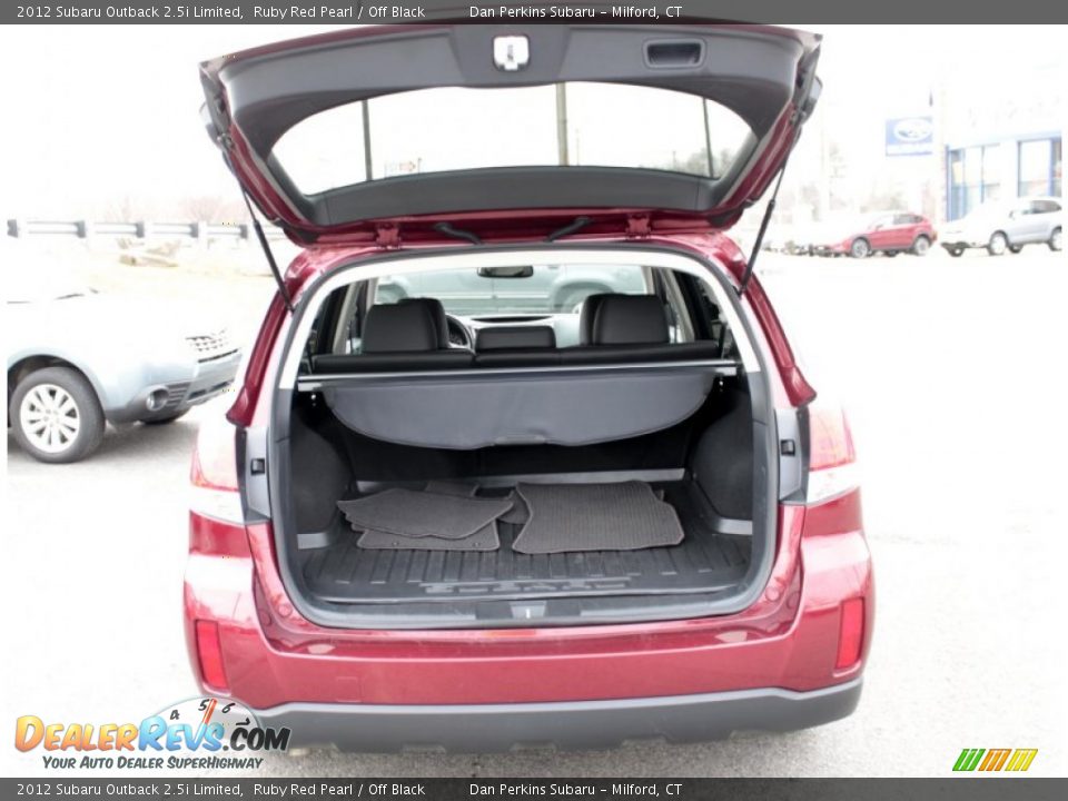 2012 Subaru Outback 2.5i Limited Ruby Red Pearl / Off Black Photo #8