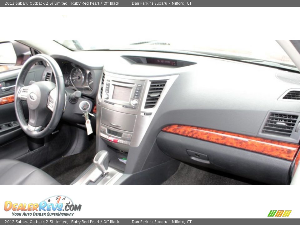 2012 Subaru Outback 2.5i Limited Ruby Red Pearl / Off Black Photo #9