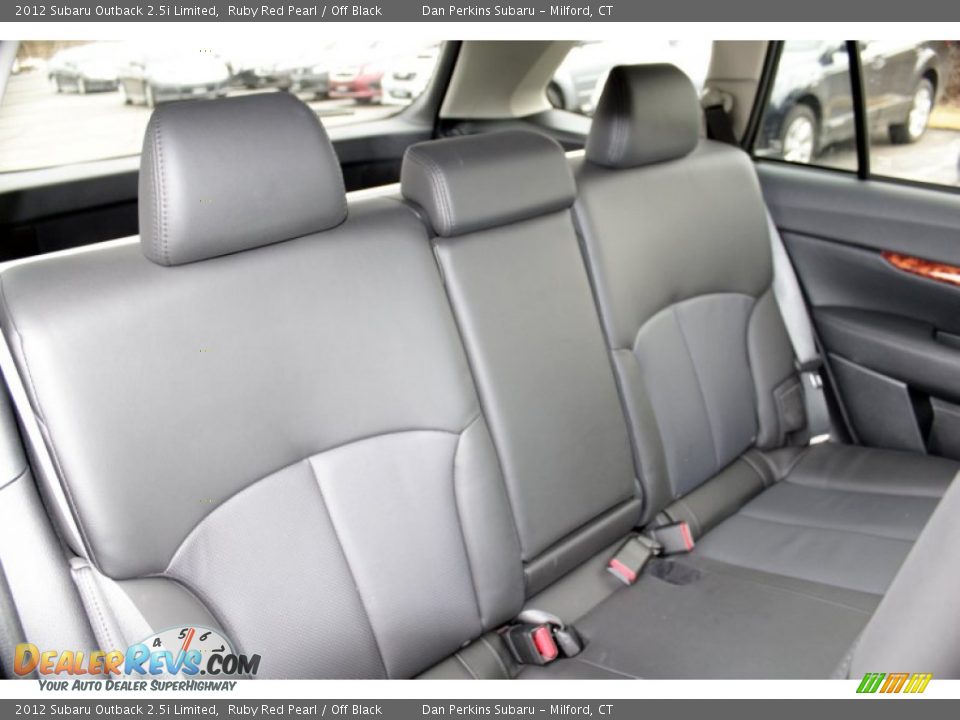 2012 Subaru Outback 2.5i Limited Ruby Red Pearl / Off Black Photo #13