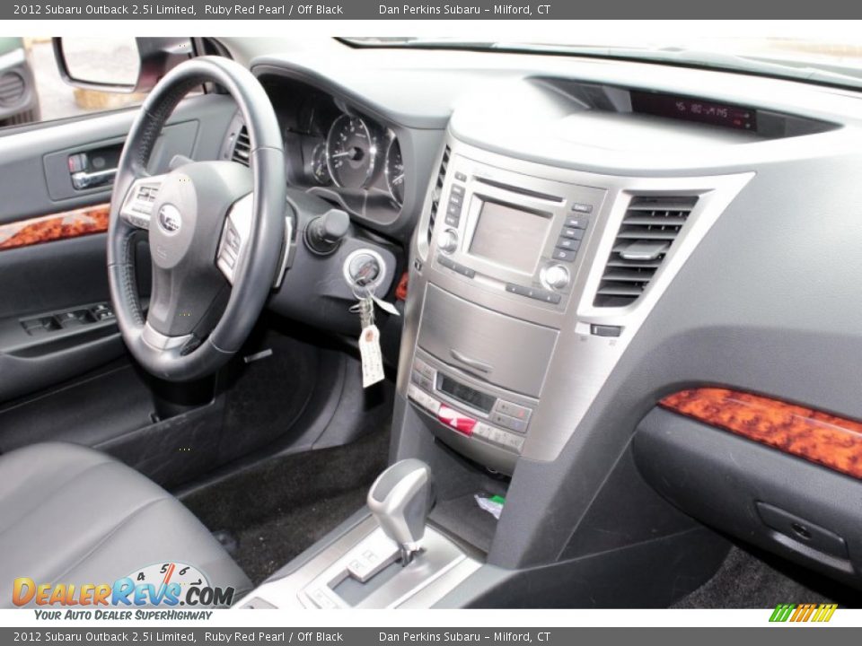 2012 Subaru Outback 2.5i Limited Ruby Red Pearl / Off Black Photo #14