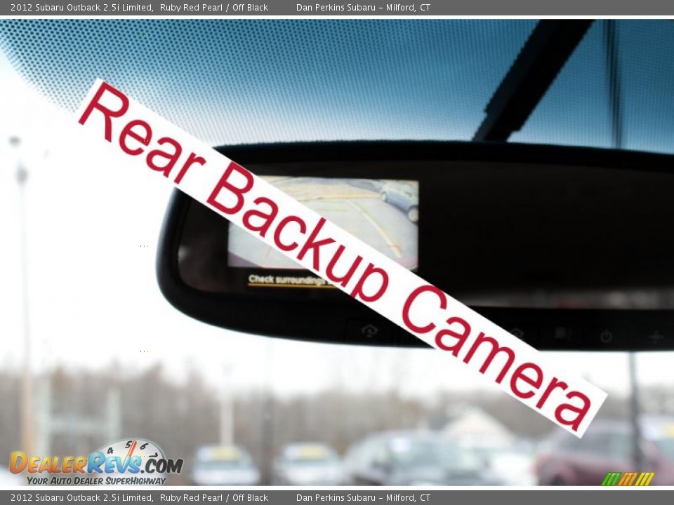 2012 Subaru Outback 2.5i Limited Ruby Red Pearl / Off Black Photo #16