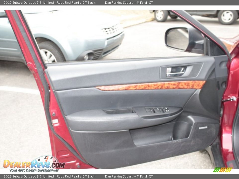 2012 Subaru Outback 2.5i Limited Ruby Red Pearl / Off Black Photo #19