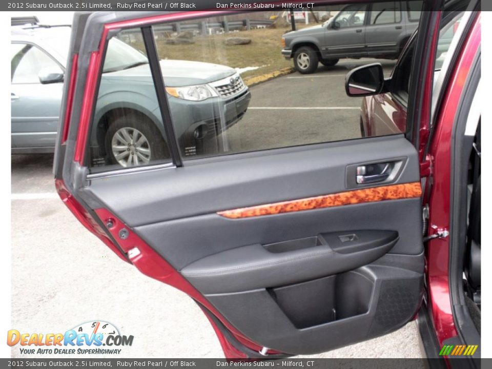 2012 Subaru Outback 2.5i Limited Ruby Red Pearl / Off Black Photo #20