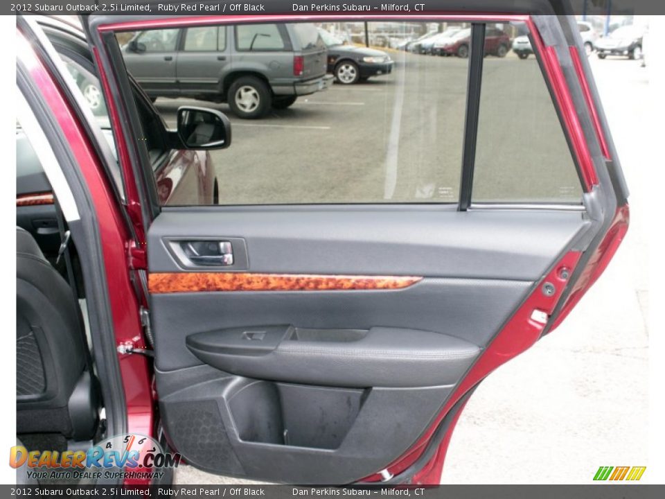 2012 Subaru Outback 2.5i Limited Ruby Red Pearl / Off Black Photo #21