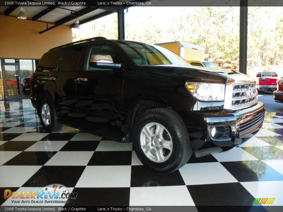 2008 Toyota Sequoia Limited Black / Graphite Photo #1