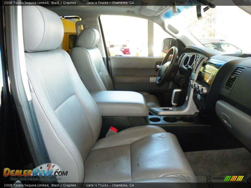 2008 Toyota Sequoia Limited Black / Graphite Photo #14