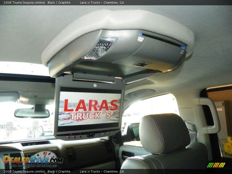 2008 Toyota Sequoia Limited Black / Graphite Photo #17