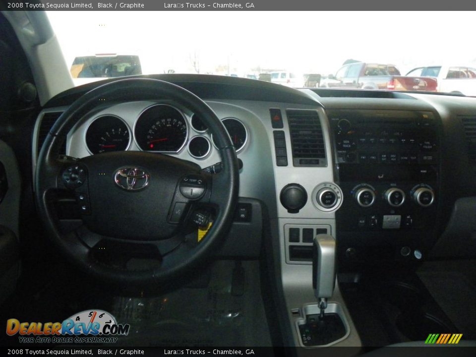 2008 Toyota Sequoia Limited Black / Graphite Photo #18
