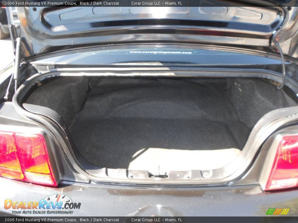2006 Ford Mustang V6 Premium Coupe Black / Dark Charcoal Photo #18