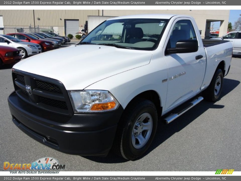2012 Dodge Ram 1500 Express Regular Cab Bright White / Dark Slate Gray/Medium Graystone Photo #1