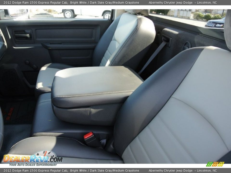 2012 Dodge Ram 1500 Express Regular Cab Bright White / Dark Slate Gray/Medium Graystone Photo #10