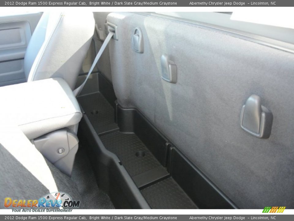 2012 Dodge Ram 1500 Express Regular Cab Bright White / Dark Slate Gray/Medium Graystone Photo #11