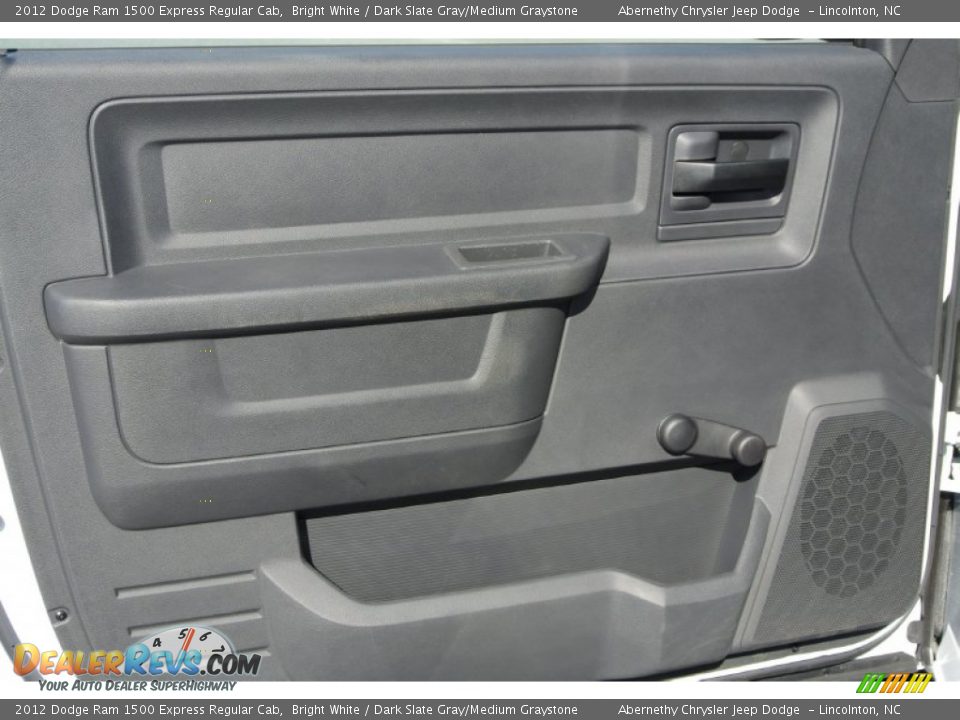 2012 Dodge Ram 1500 Express Regular Cab Bright White / Dark Slate Gray/Medium Graystone Photo #12