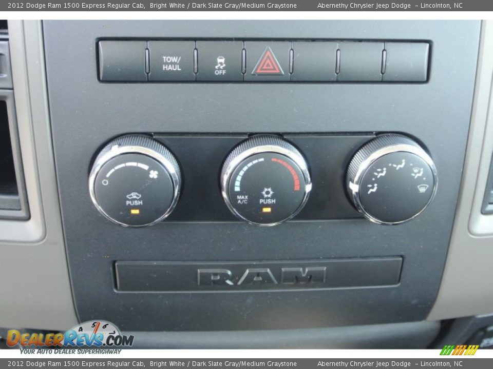 2012 Dodge Ram 1500 Express Regular Cab Bright White / Dark Slate Gray/Medium Graystone Photo #14