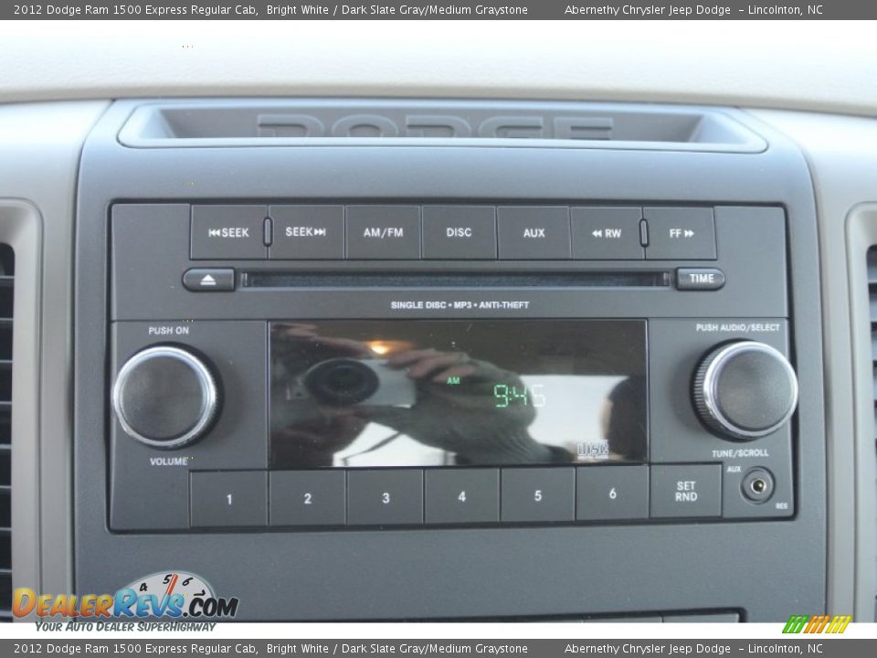 2012 Dodge Ram 1500 Express Regular Cab Bright White / Dark Slate Gray/Medium Graystone Photo #15