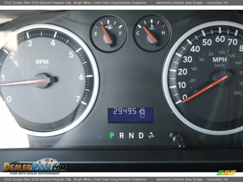 2012 Dodge Ram 1500 Express Regular Cab Bright White / Dark Slate Gray/Medium Graystone Photo #17