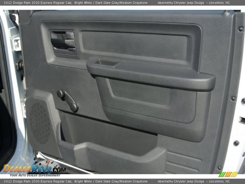 2012 Dodge Ram 1500 Express Regular Cab Bright White / Dark Slate Gray/Medium Graystone Photo #20