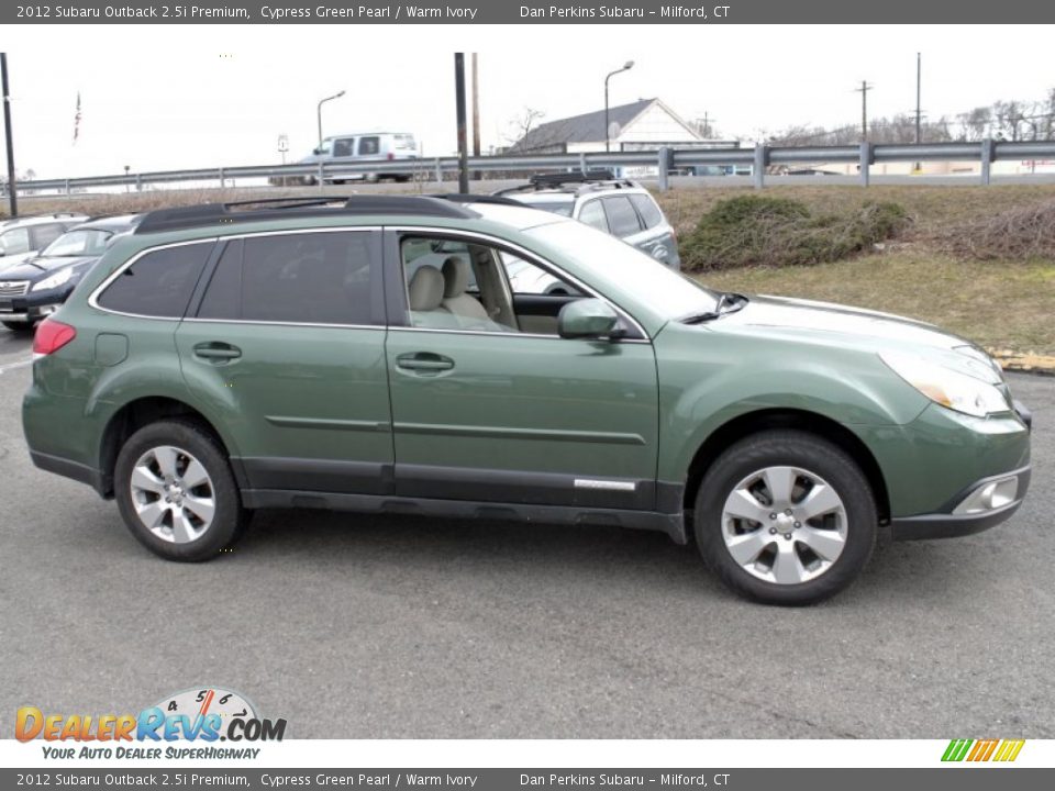 2012 Subaru Outback 2.5i Premium Cypress Green Pearl / Warm Ivory Photo #4