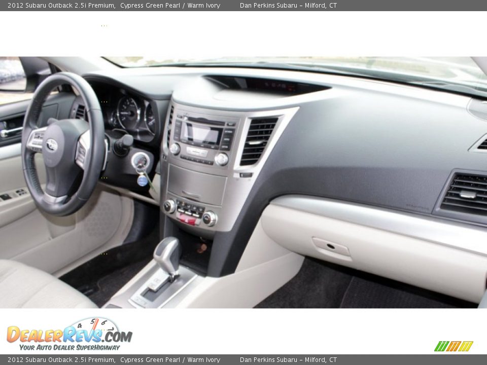 2012 Subaru Outback 2.5i Premium Cypress Green Pearl / Warm Ivory Photo #9