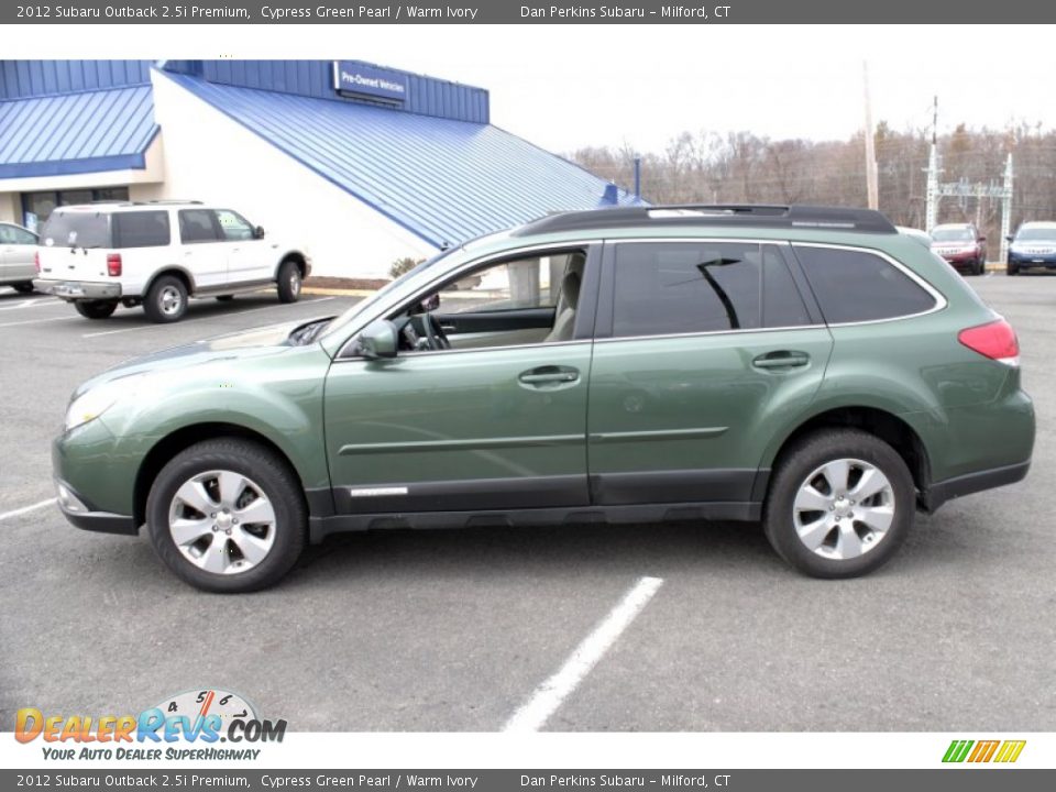 2012 Subaru Outback 2.5i Premium Cypress Green Pearl / Warm Ivory Photo #11