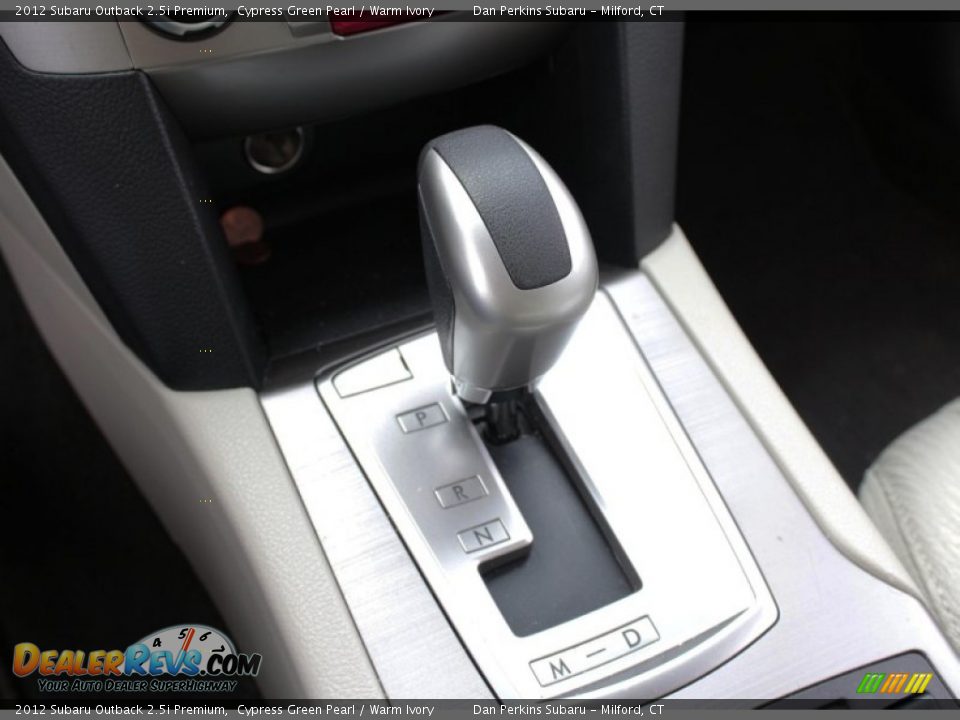 2012 Subaru Outback 2.5i Premium Cypress Green Pearl / Warm Ivory Photo #13