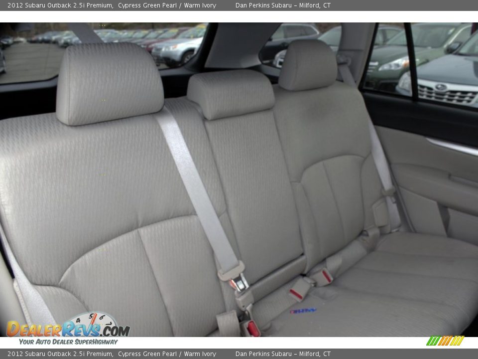 2012 Subaru Outback 2.5i Premium Cypress Green Pearl / Warm Ivory Photo #15