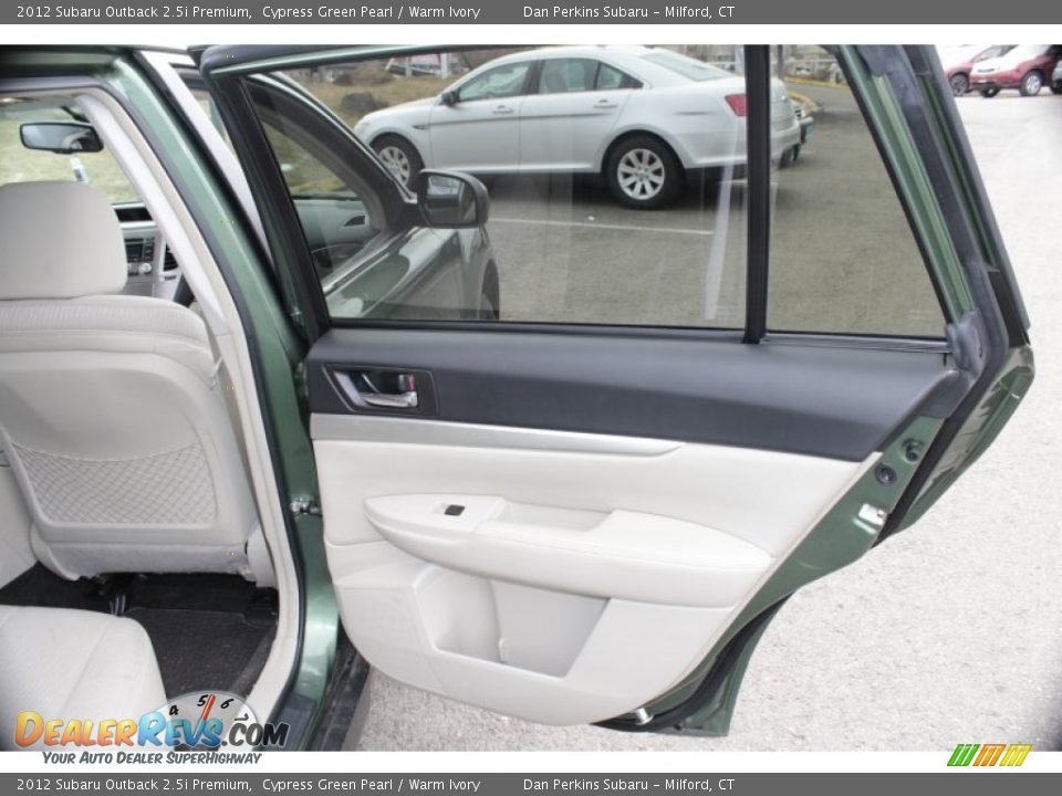 2012 Subaru Outback 2.5i Premium Cypress Green Pearl / Warm Ivory Photo #19