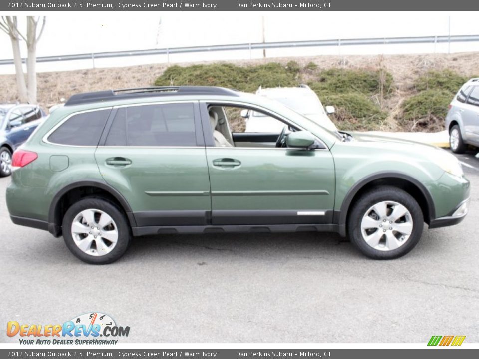 2012 Subaru Outback 2.5i Premium Cypress Green Pearl / Warm Ivory Photo #4