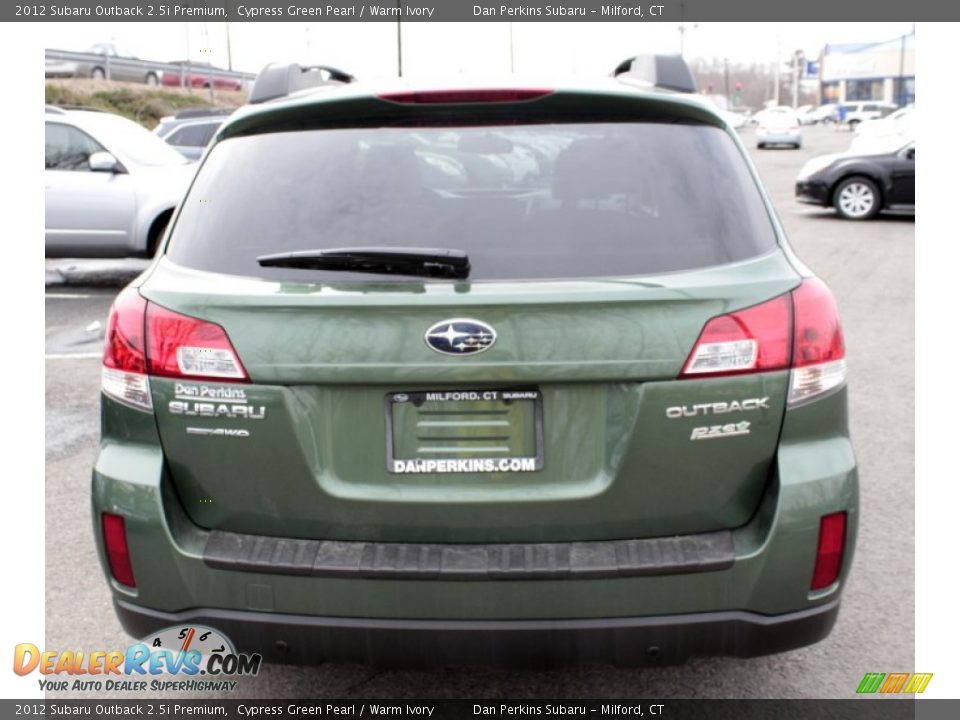 2012 Subaru Outback 2.5i Premium Cypress Green Pearl / Warm Ivory Photo #7