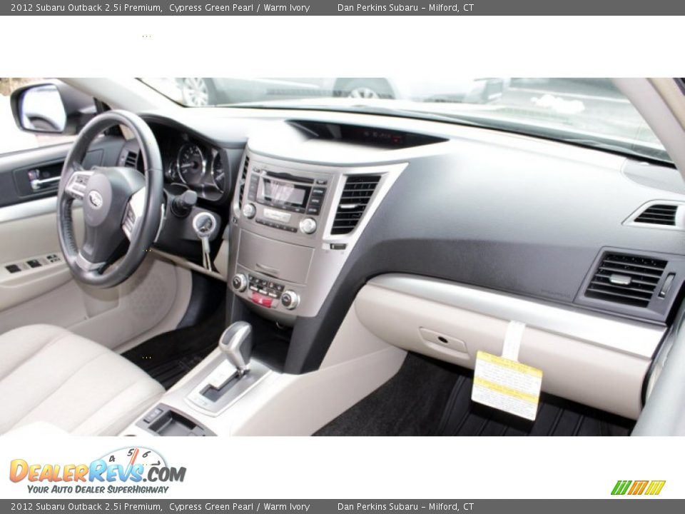 2012 Subaru Outback 2.5i Premium Cypress Green Pearl / Warm Ivory Photo #9
