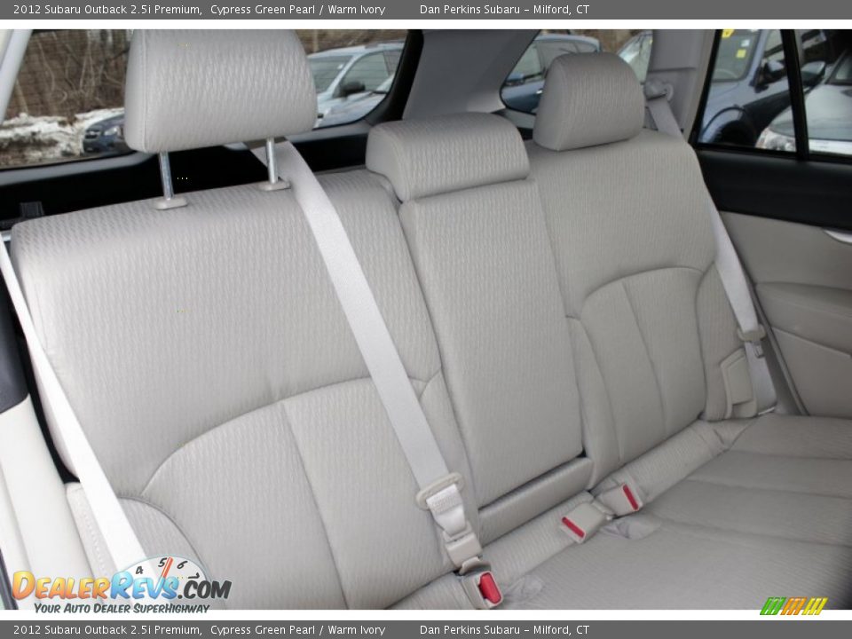 2012 Subaru Outback 2.5i Premium Cypress Green Pearl / Warm Ivory Photo #12