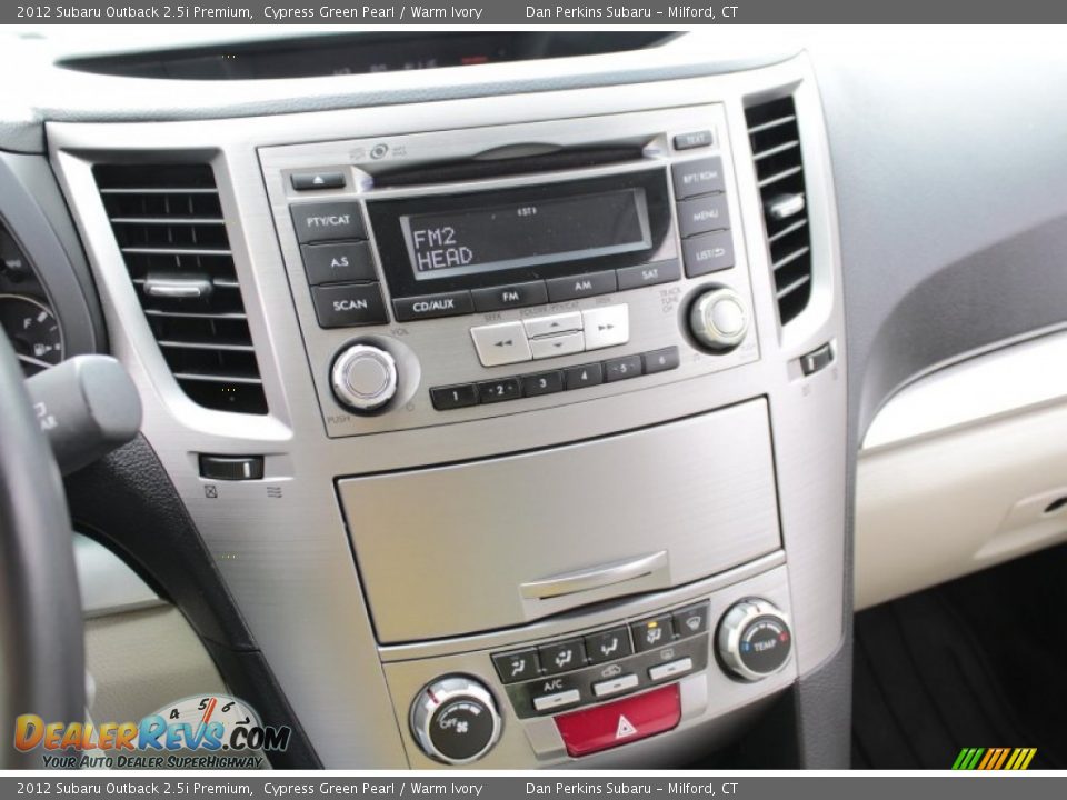 2012 Subaru Outback 2.5i Premium Cypress Green Pearl / Warm Ivory Photo #15