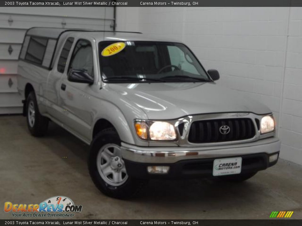 2003 Toyota Tacoma Xtracab Lunar Mist Silver Metallic / Charcoal Photo #2